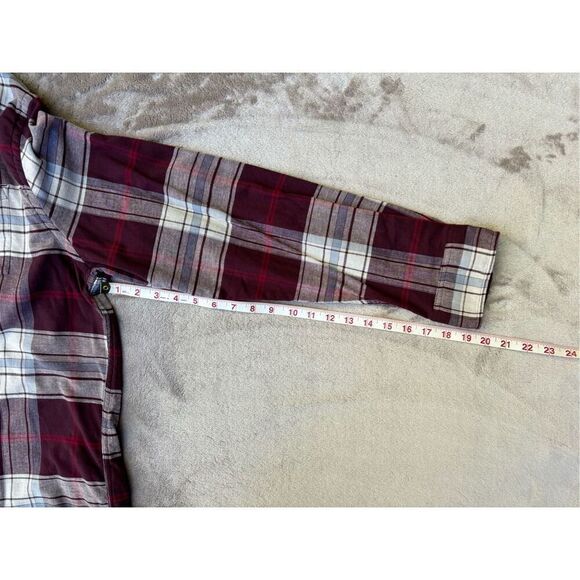 Jachs Men’s Red White Plaid Bolivar Doublecloth Button Down Shirt Size 2XL NWT - Picture 4 of 10